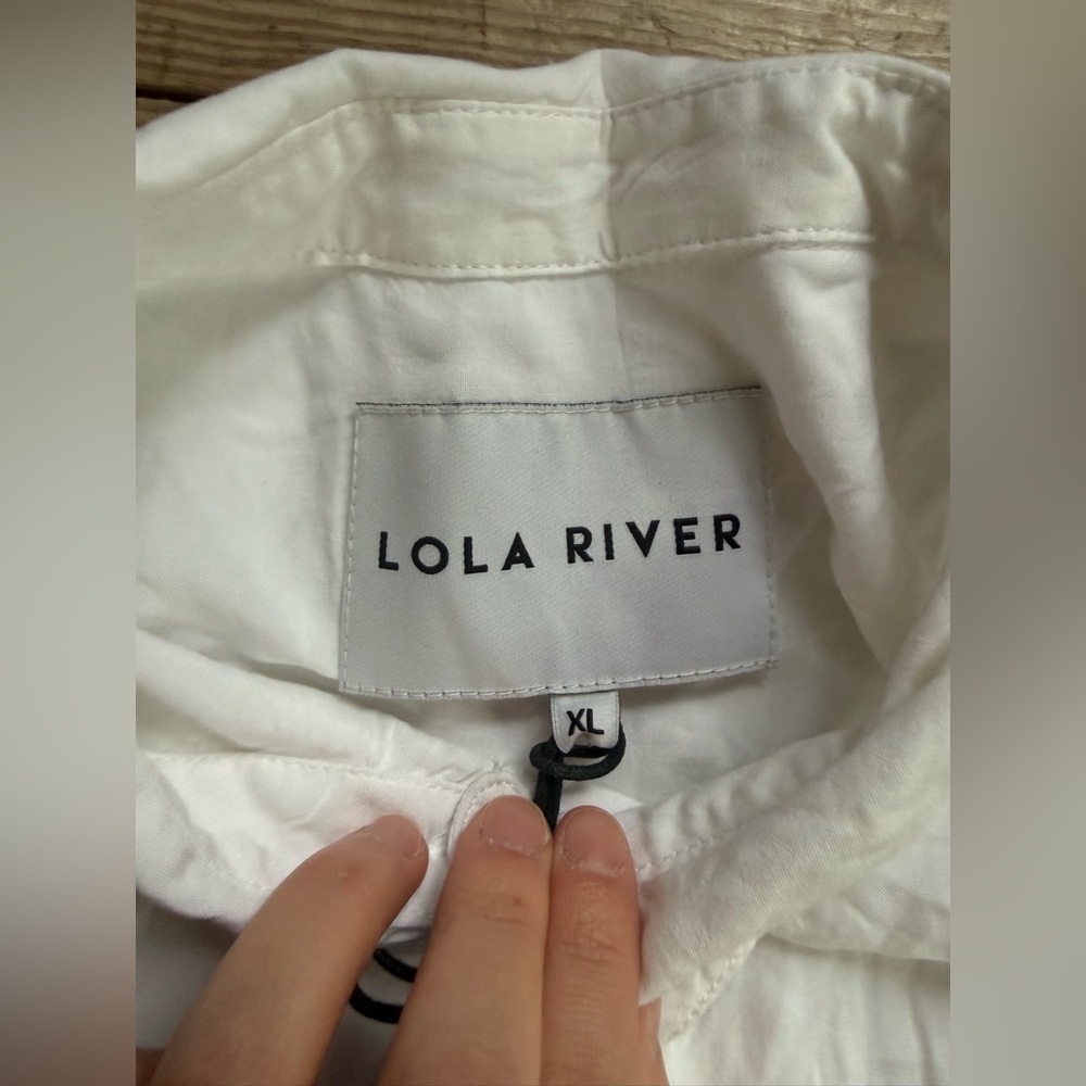 Lola river button down blouse size xl nwt - Picture 3 of 3